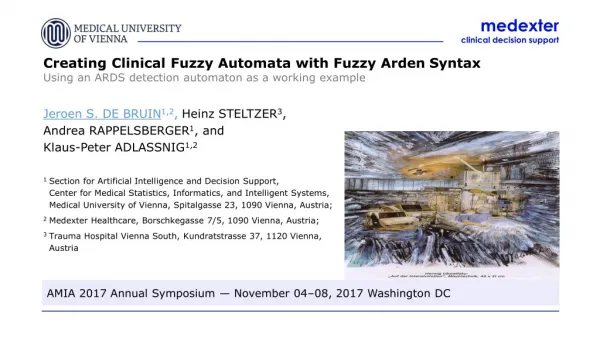 Creating Clinical Fuzzy Automata with Fuzzy Arden Syntax