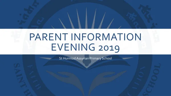 Parent Information Evening 2019