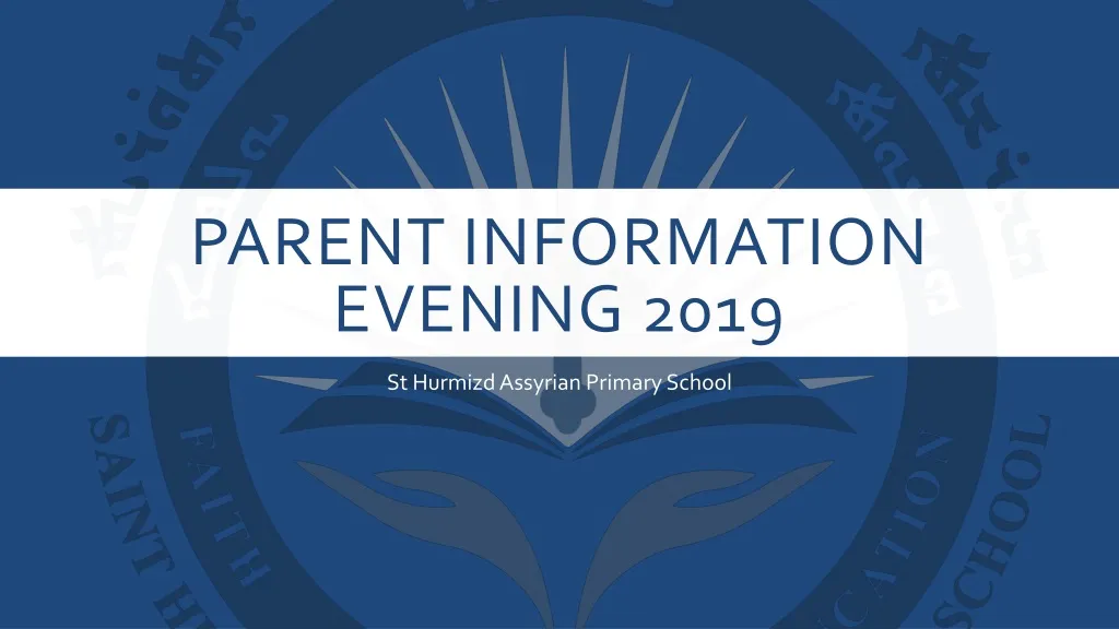 parent information evening 2019