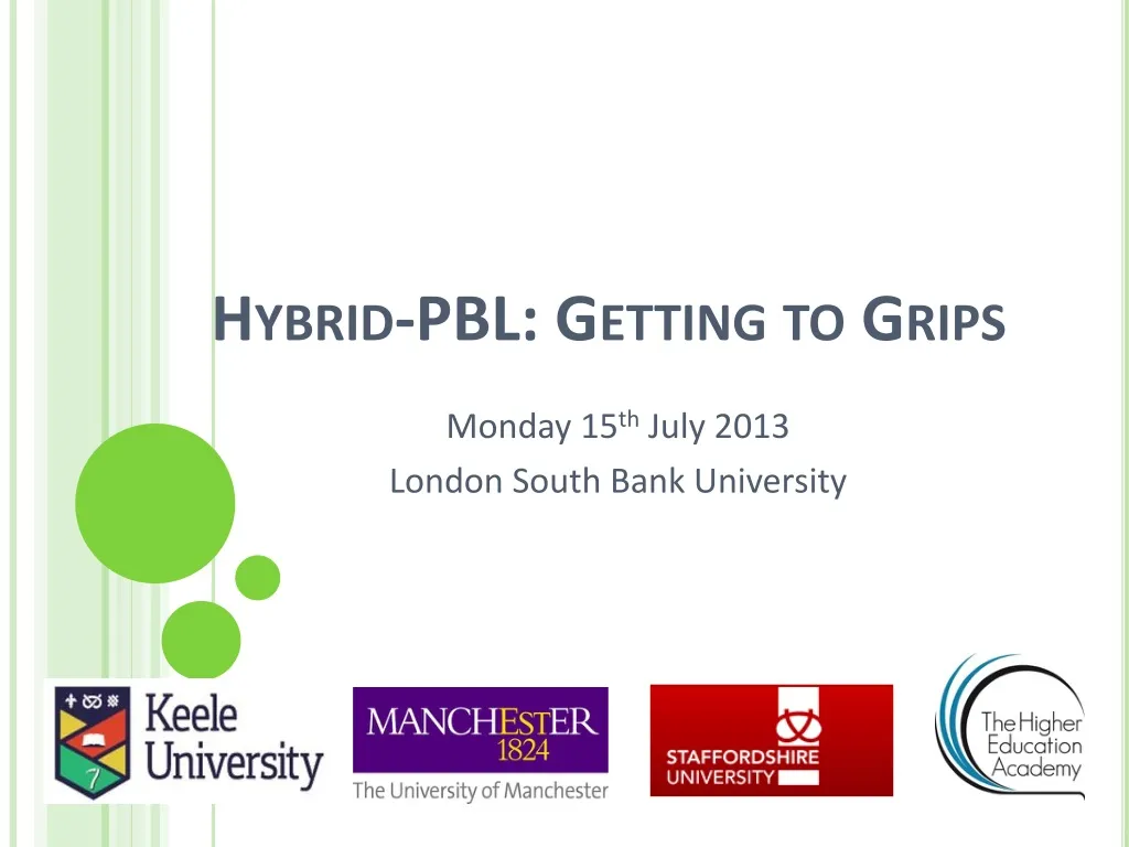hybrid pbl getting to grips