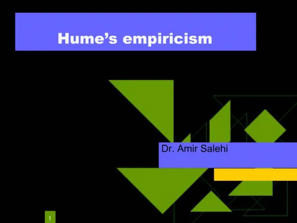 Hume s empiricism