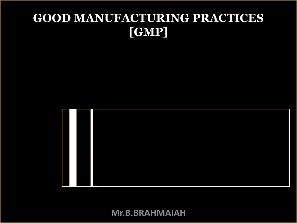 good manufacturing practices gmp
