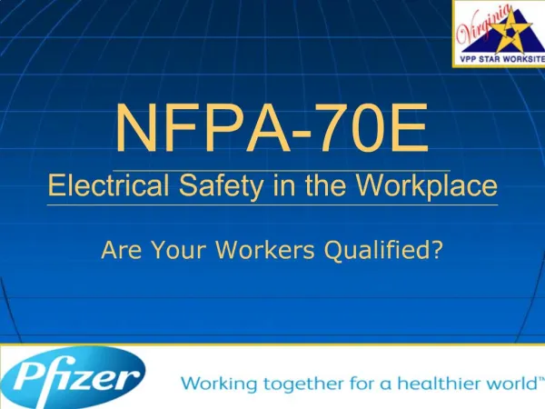NFPA-70E Electrical Safety in the Workplace