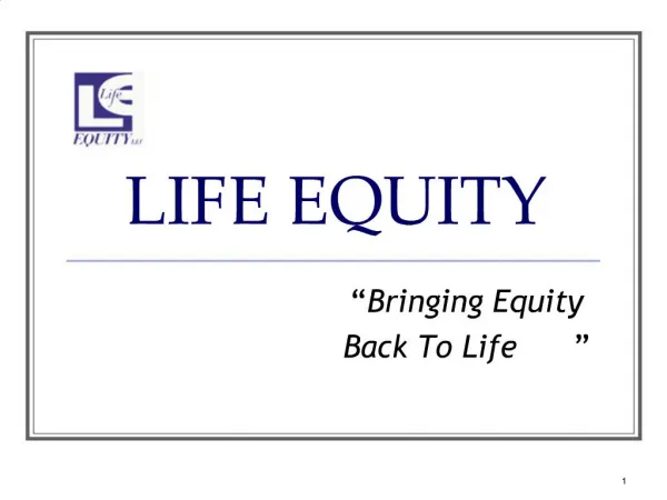 LIFE EQUITY