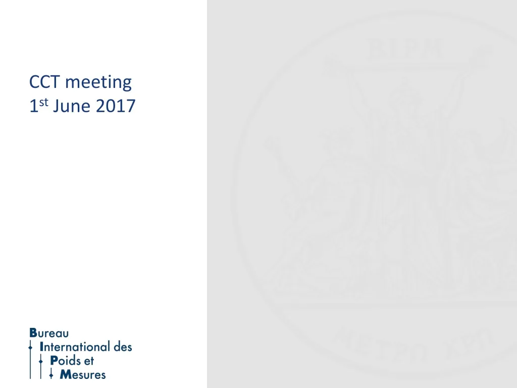 cct meeting 1 st june 2017