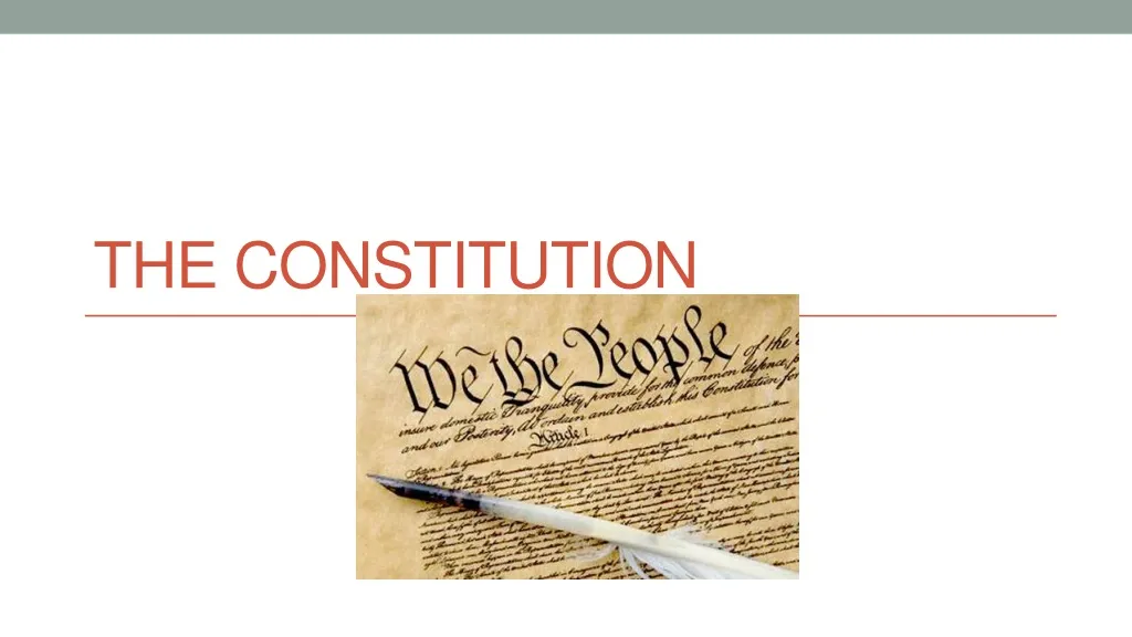 the constitution