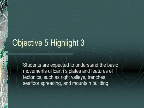 Objective 5 Highlight 3