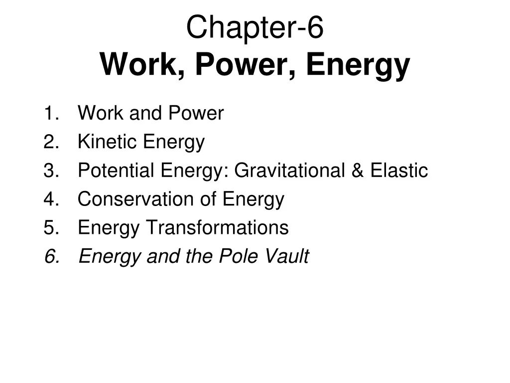 chapter 6 work power energy
