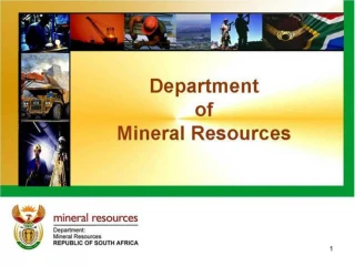 PRESENTATION TO SELECT COMMITTEE ON ECONOMIC DEVELOPMENT OF DMR 2010 - slide 1