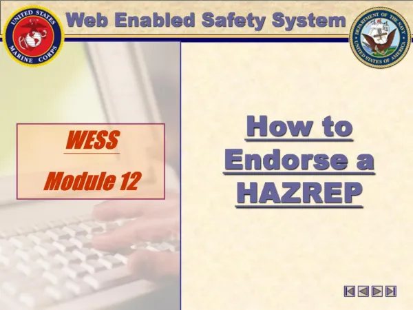 WESS Aviation Reporting Module