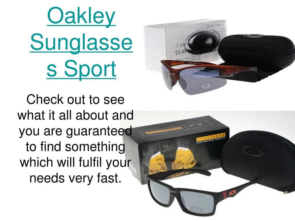 oakley sunglasses sport