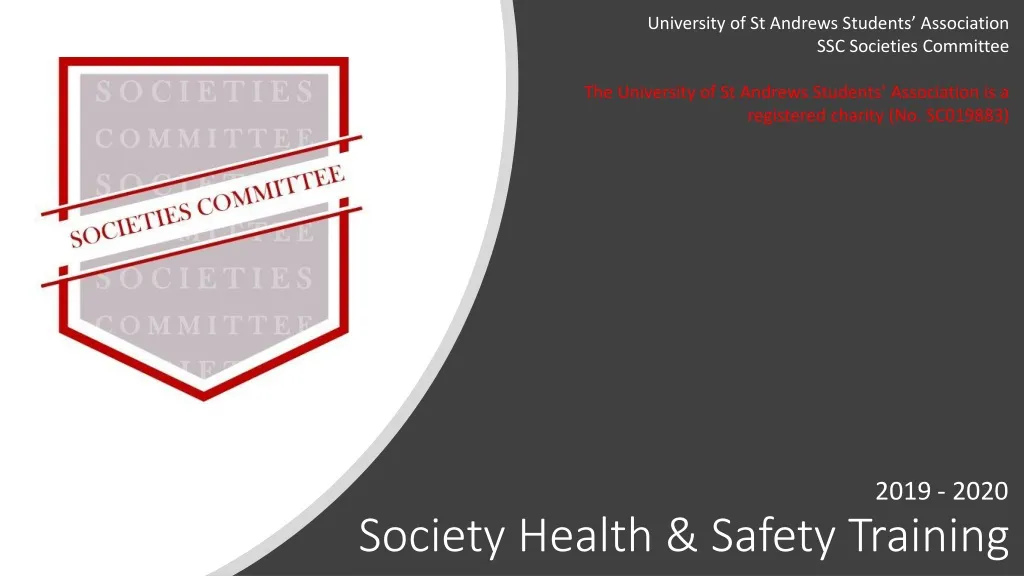 society health safety training