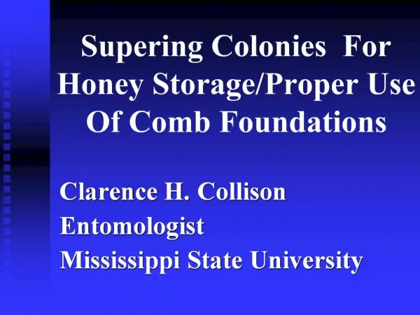 Supering Colonies For Honey Storage