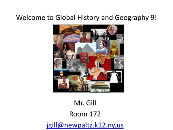 Welcome to Global History and Geography 9!