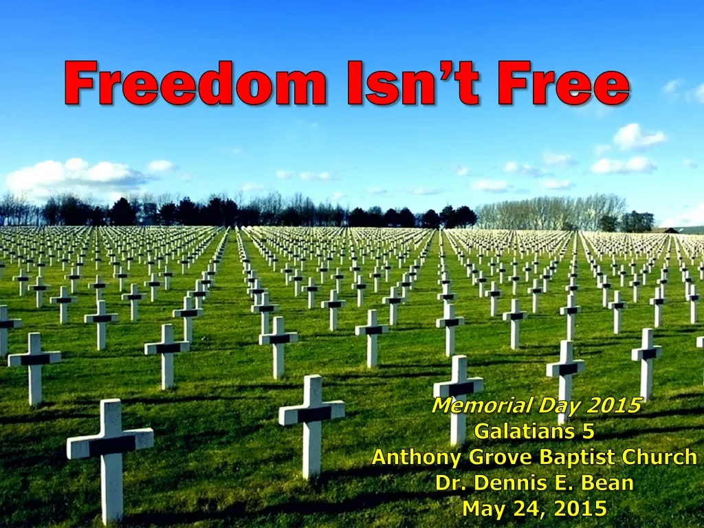 freedom isn t free