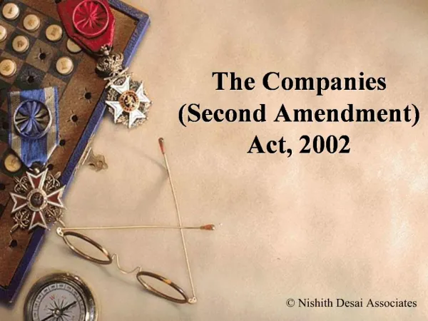 The Companies Second Amendment Act, 2002