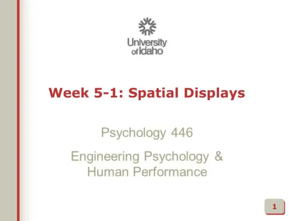 Week 5-1: Spatial Displays
