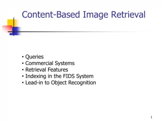 Content-Based Image Retrieval - slide 1