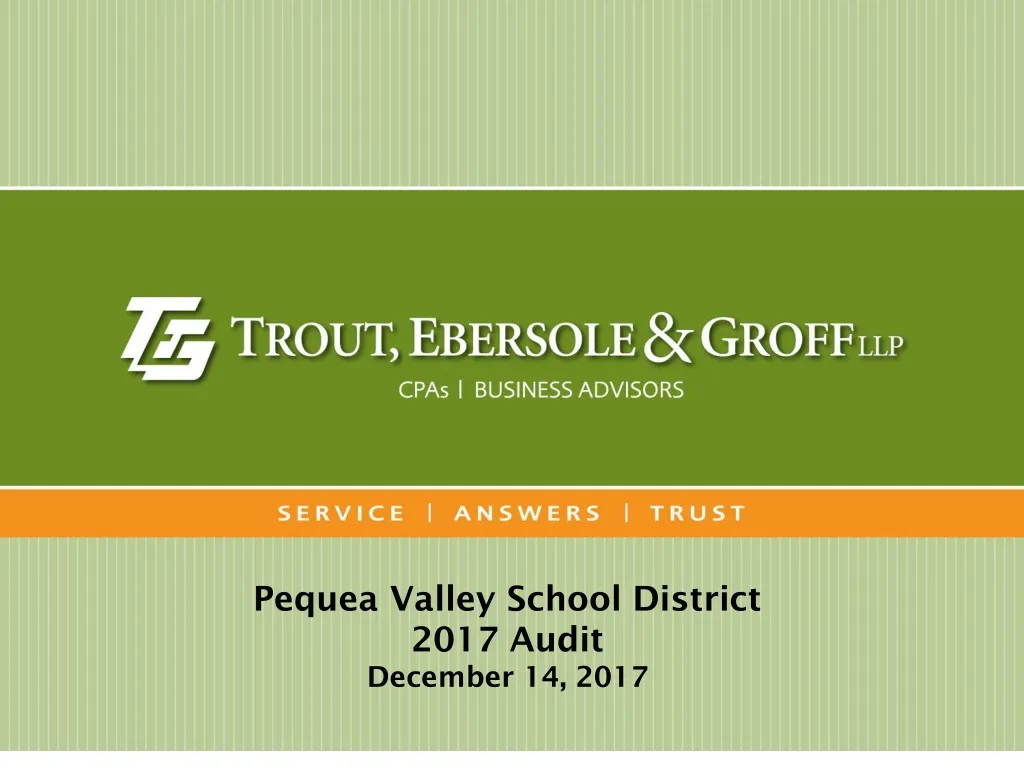 pequea valley school district 2017 audit december