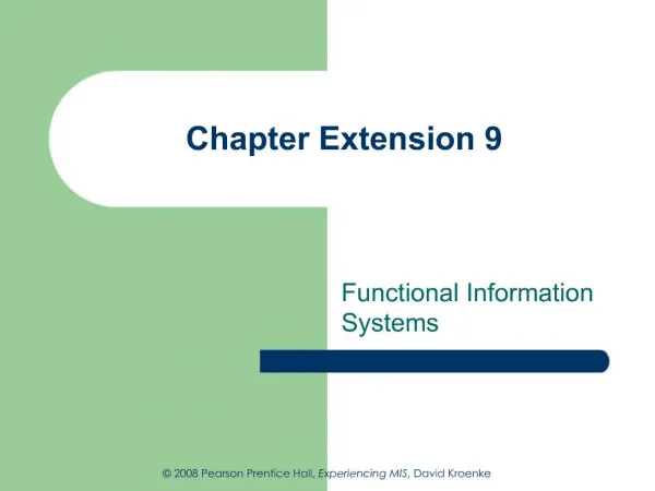 Chapter Extension 9