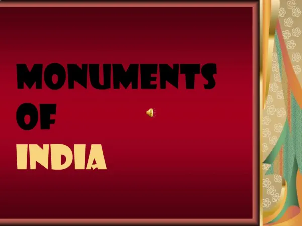 MONUMENTS OF