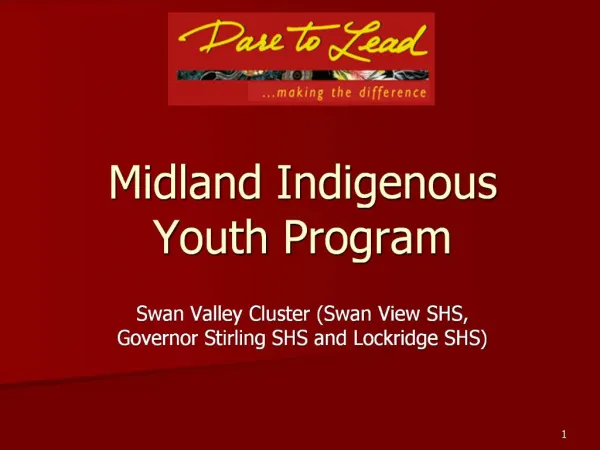 Midland Indigenous Youth Program