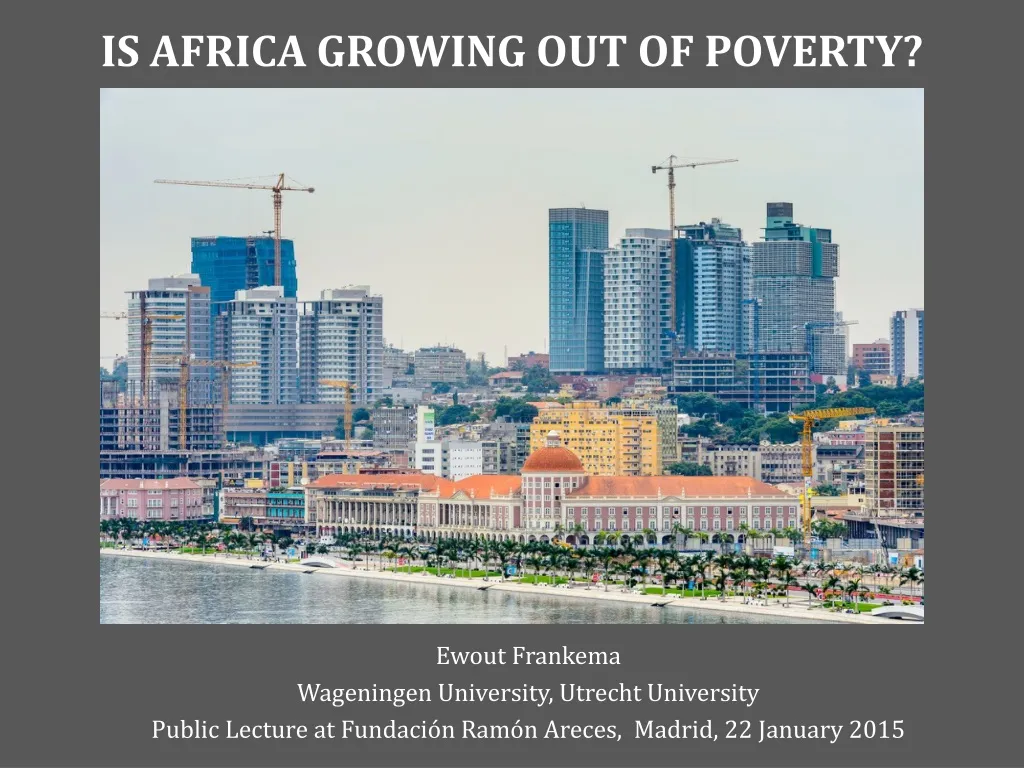 is africa growing out of poverty