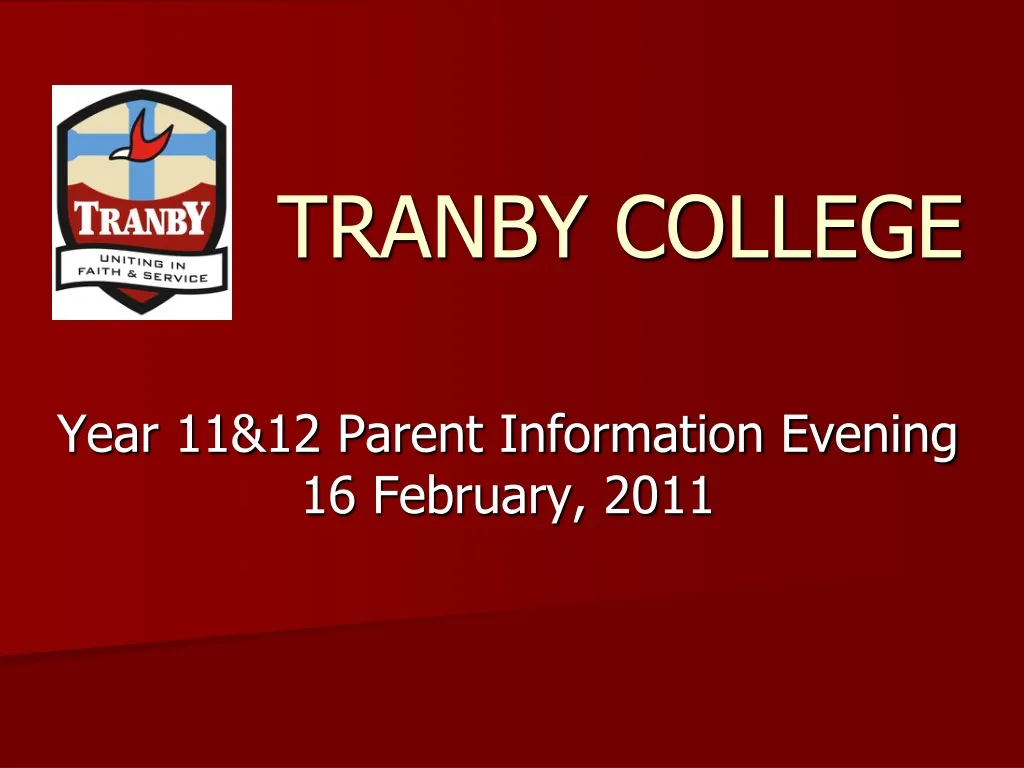 tranby college