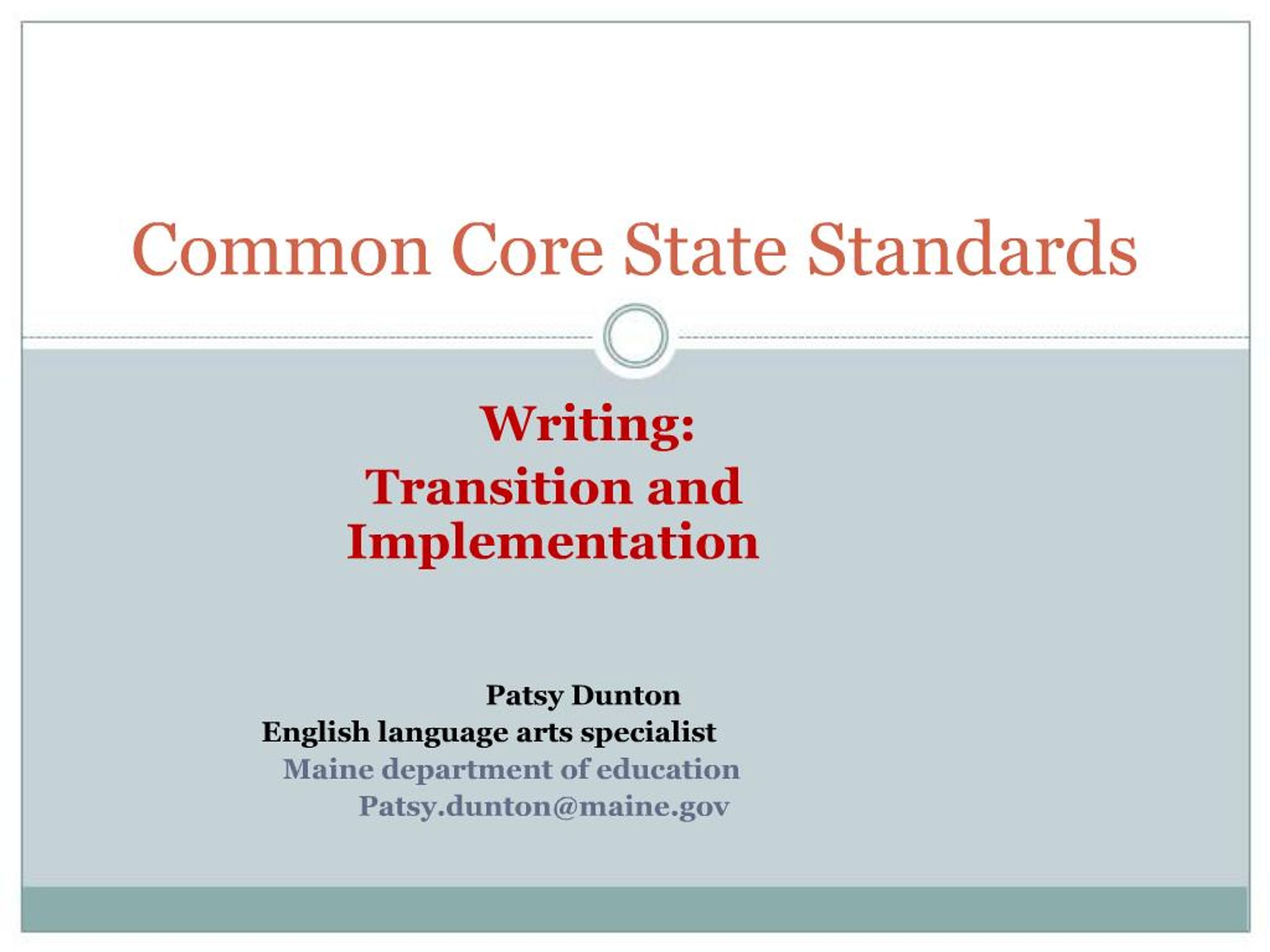 PPT - Common Core State Standards PowerPoint Presentation, free ...