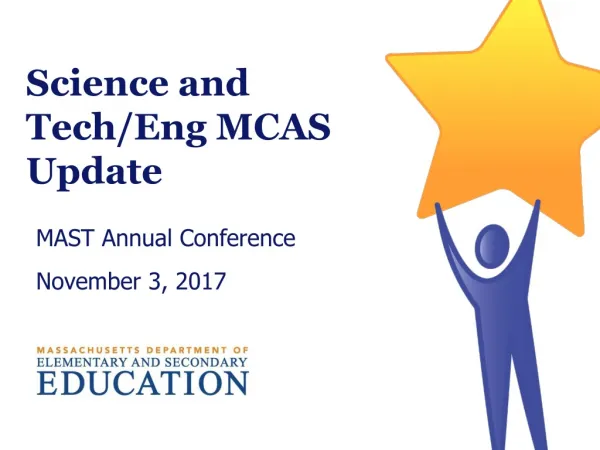 Science and Tech/Eng MCAS Update