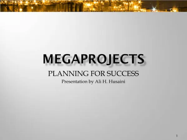 Megaprojects