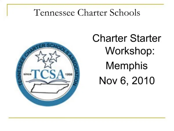 Tennessee Charter Schools