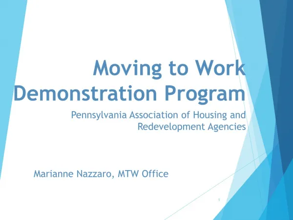 Moving to Work Demonstration Program