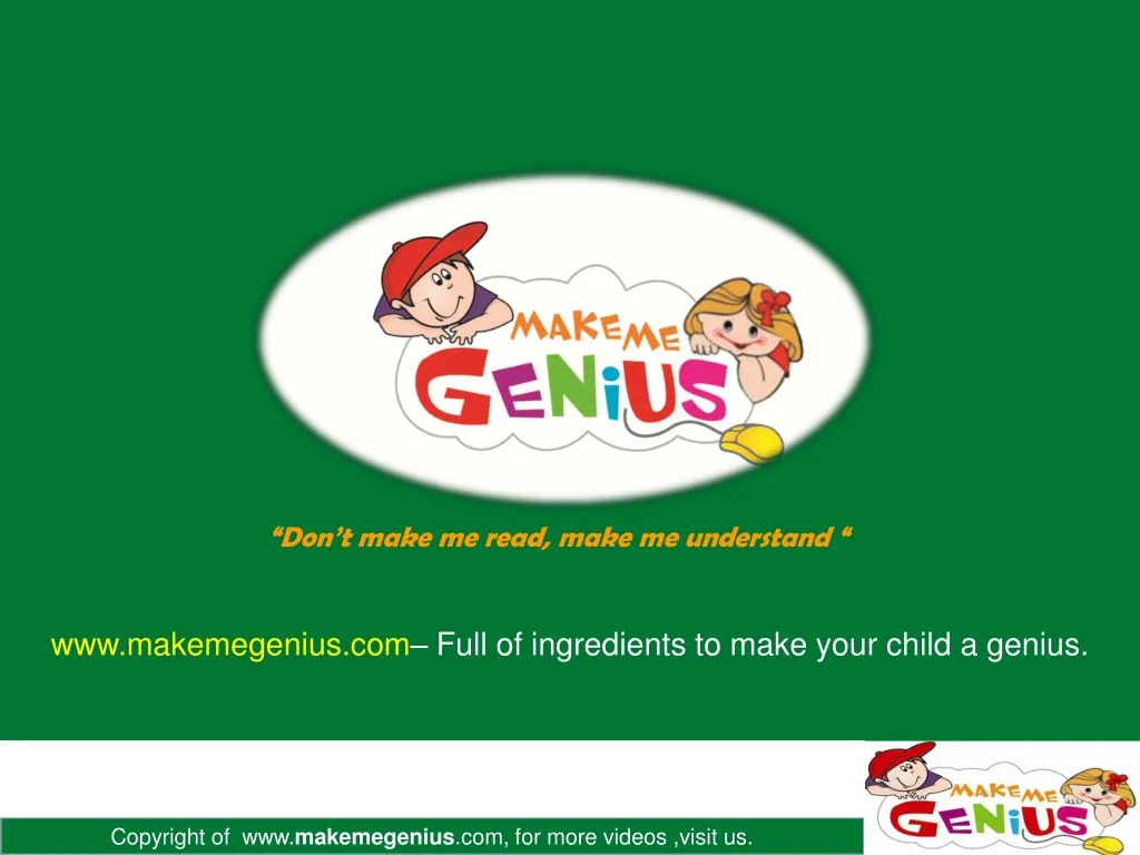 www makemegenius com full of ingredients to make