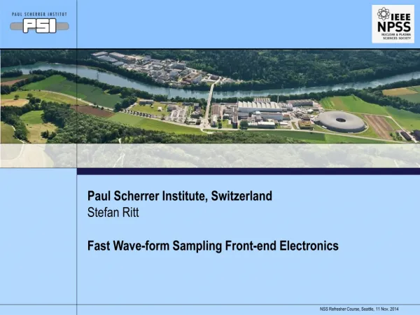 Paul Scherrer Institute, Switzerland
