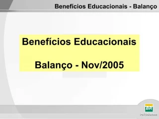 Benef cios Educacionais Balan o - Nov - slide 1