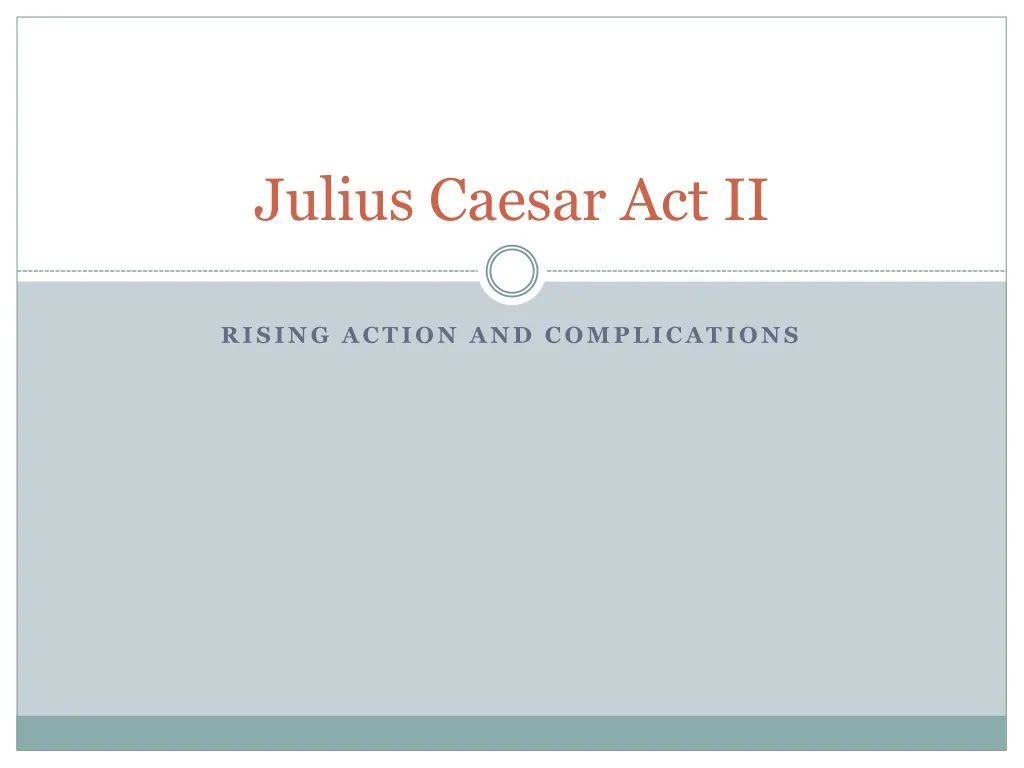 julius caesar act ii