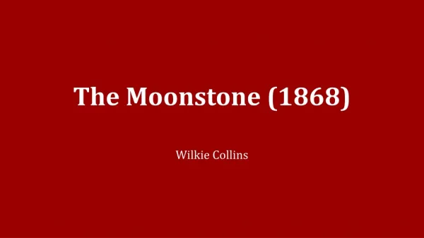 The Moonstone (1868)