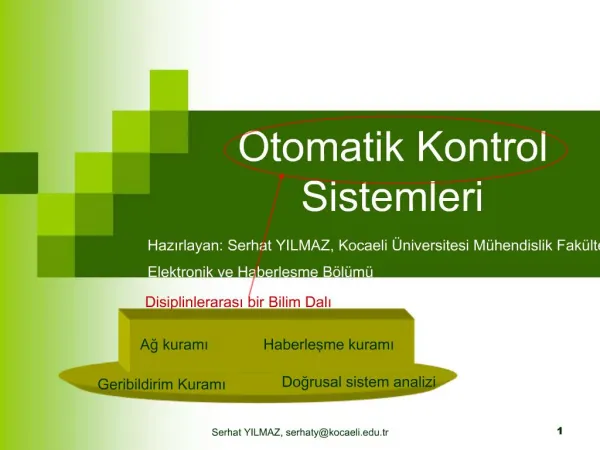 Otomatik Kontrol Sistemleri