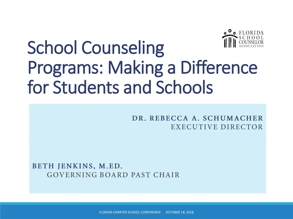 school counseling programs making a difference for students and schools