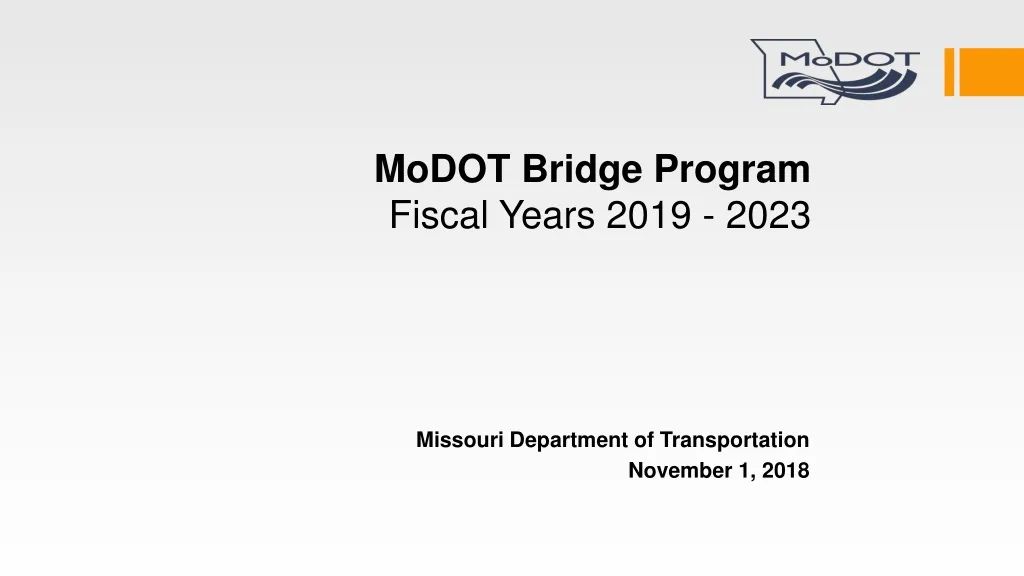 modot bridge program fiscal years 2019 2023