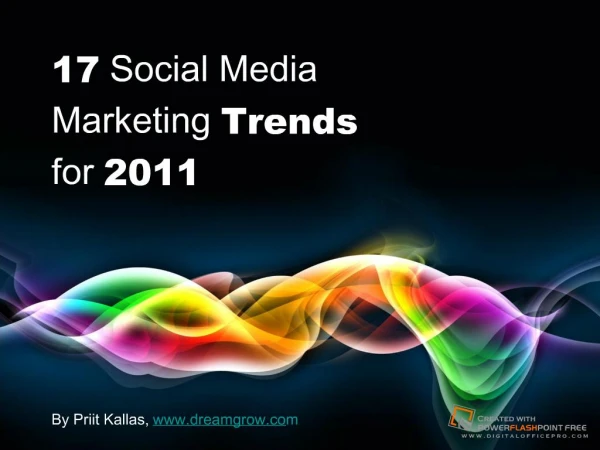 17 Social Media Marketing Trends for 2011
