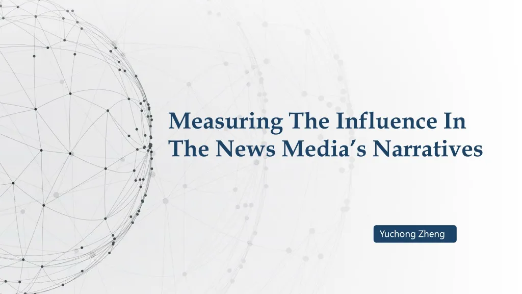measuring the influence in the news media