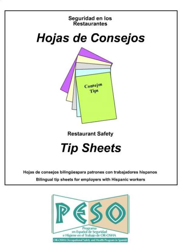 Hojas de consejos biling es para patrones con trabajadores hispanos Bilingual tip sheets for employers with Hispanic wor