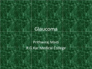Glaucoma - slide 1