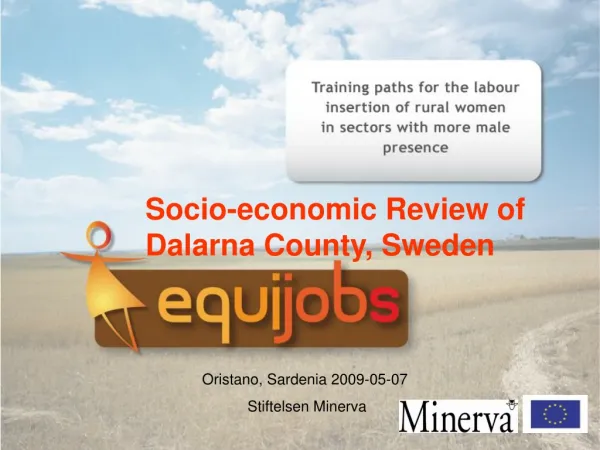 Socio-economic Review of Dalarna County, Sweden