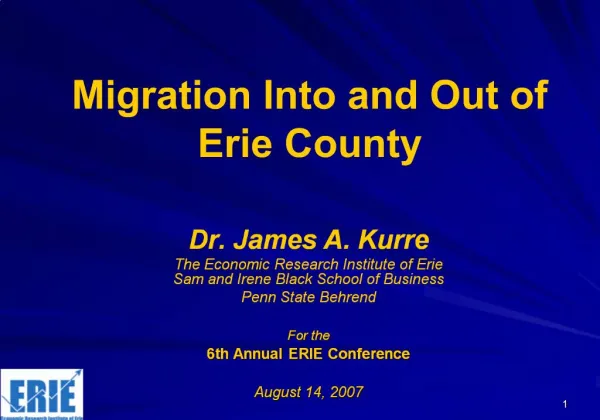 Migration Into and Out of Erie County