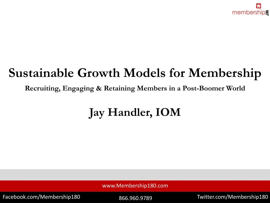 sustainable growth models for membership