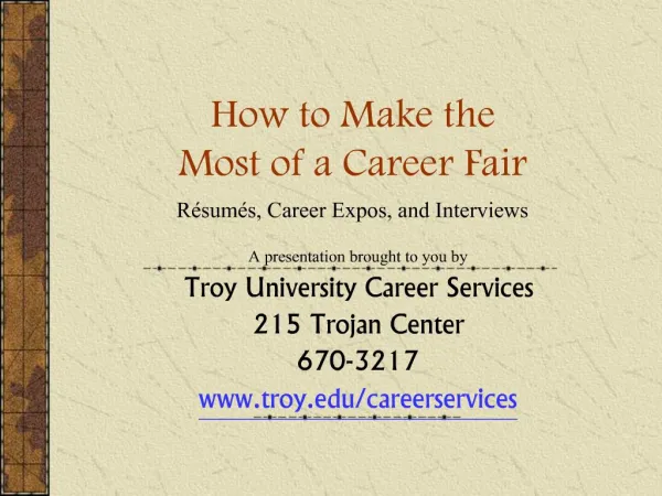 How to Make the Most of a Career Fair