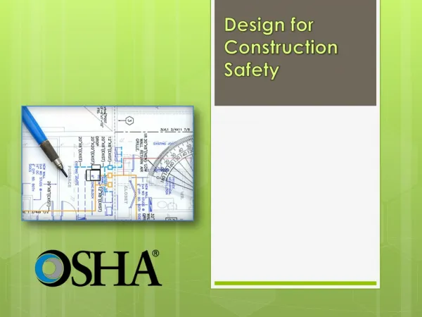 Design for Construction Safety